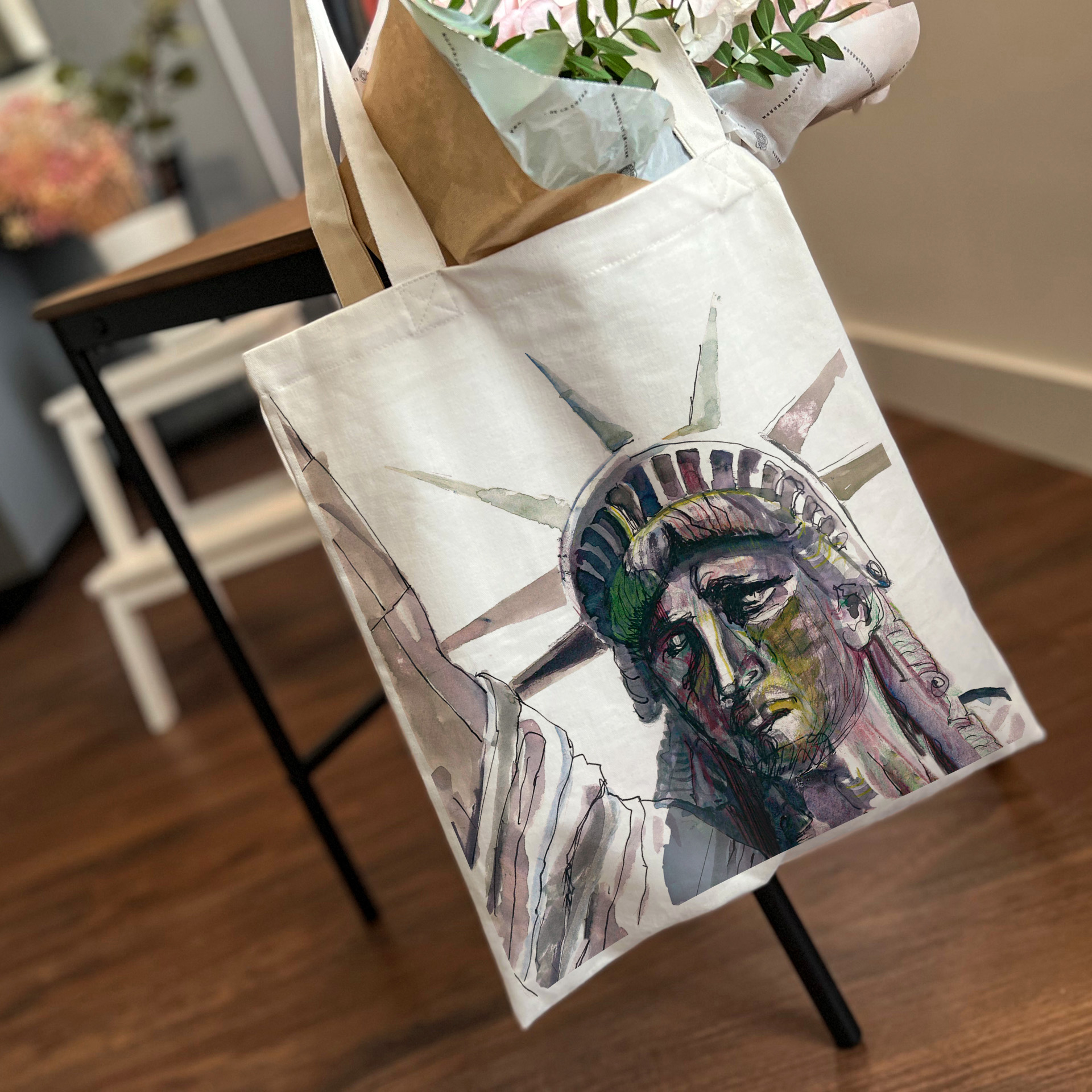 Estatua de la Libertad - NUEVA YORK - Tote bag - Tintablanca